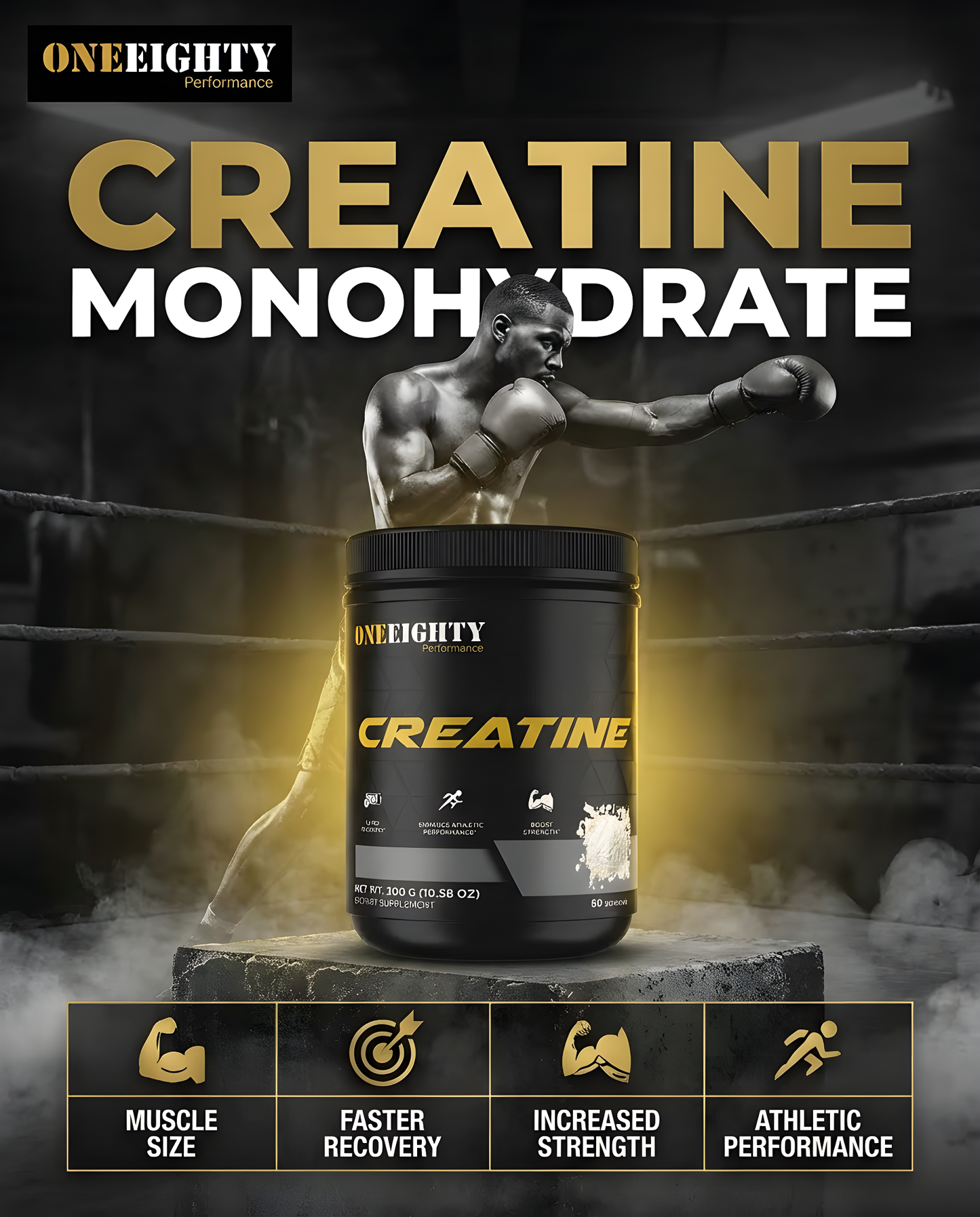 Creatine Monohydrate Powder Sports Nutrition