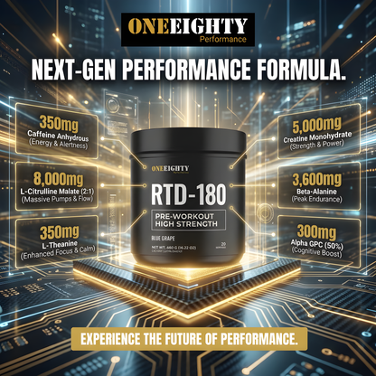 RTD-180 PRE-WORKOUT + 5g Creatine