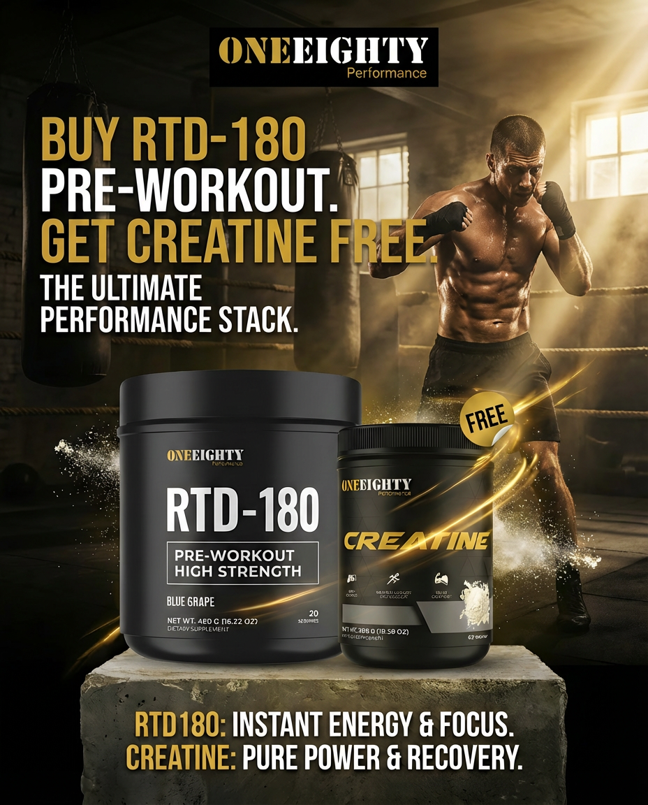 RTD-180 PRE-WORKOUT + 5g Creatine