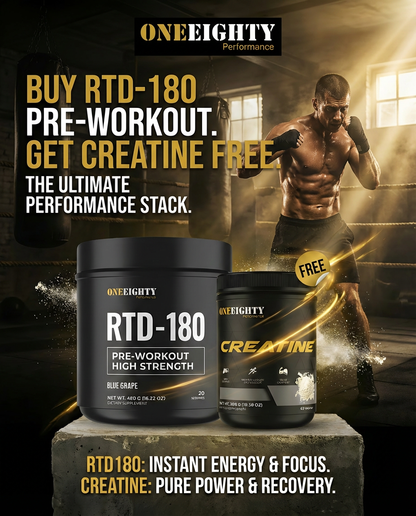 RTD-180 PRE-WORKOUT + 5g Creatine