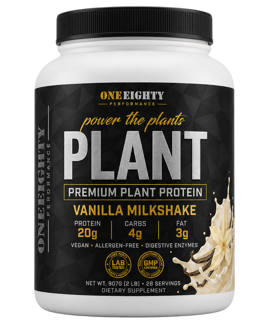 Plant Protein — Vanilla, 20g Vegan (Pea + Rice)