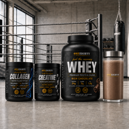 RECOVERY STACK — WHEY · CREATINE · COLLAGEN
