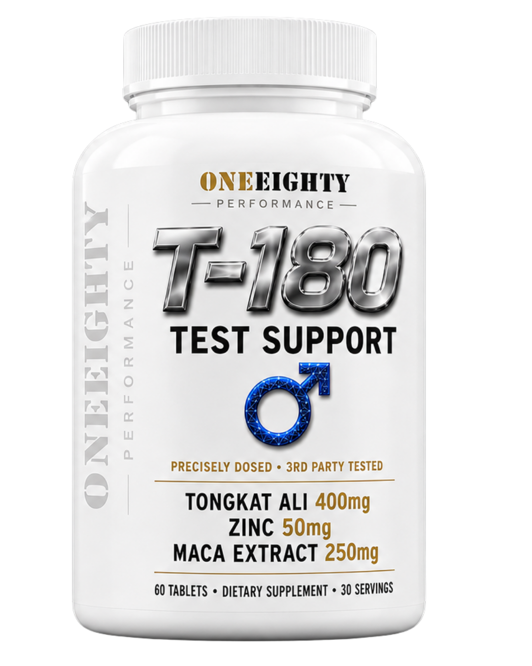 T-180 Test Support — Tongkat Ali, Zinc and Maca for male boxers | OneEighty Performance