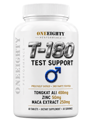 T-180 Test Support — Tongkat Ali, Zinc and Maca for male boxers | OneEighty Performance