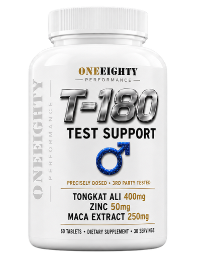 T-180 Test Support — Tongkat Ali, Zinc and Maca for male boxers | OneEighty Performance