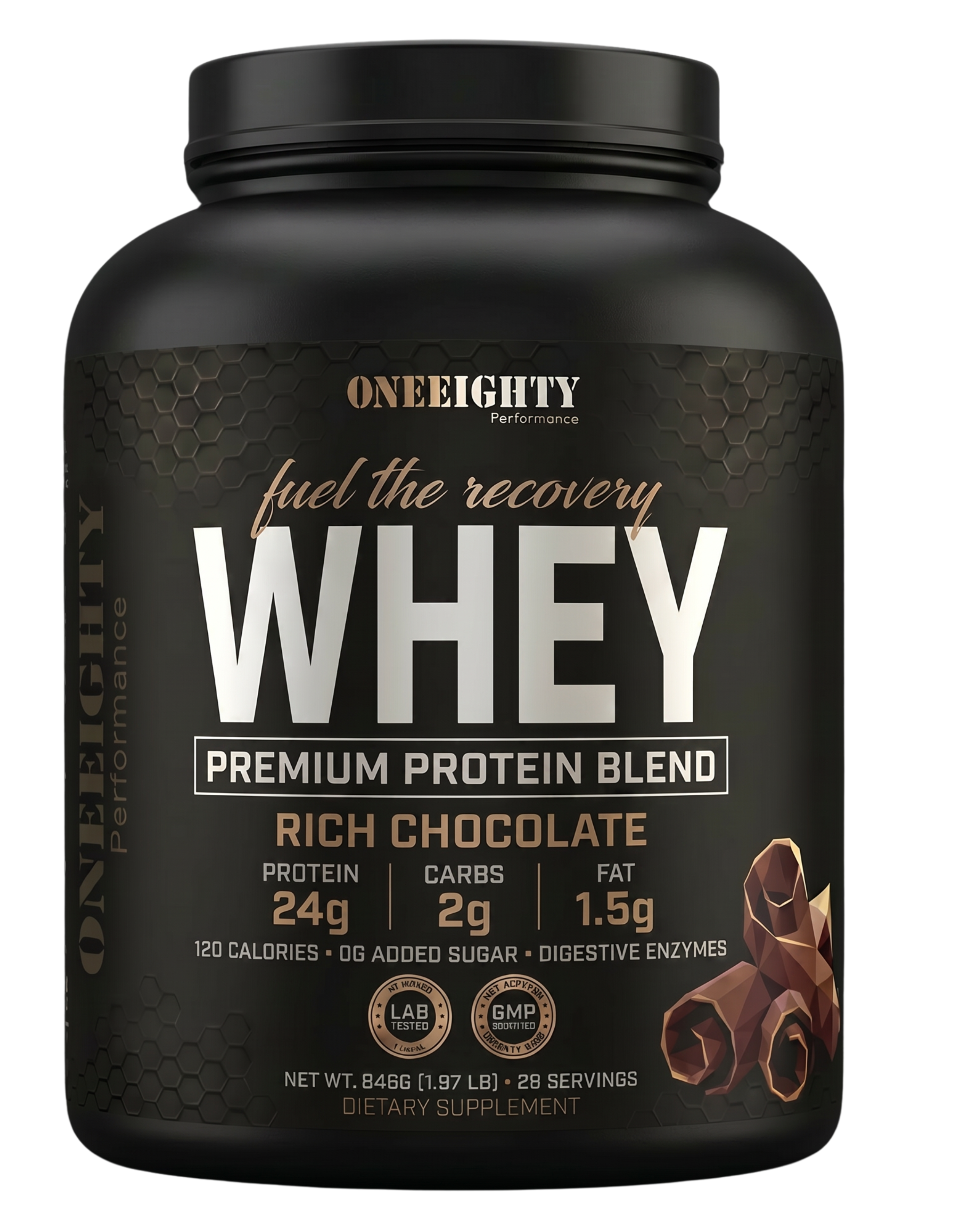 Chocolate Whey Protein | 25g Protein + DigeZyme for Fighters ...