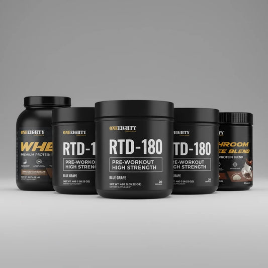 3 Pre-workouts + Mushroom Coffee RECEIVE FREE WHEY PROTEIN