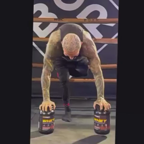 Stability is earned. Strength is fueled. ⚡️
Watching Adriano @adriano.miami crush push-ups on our OneEighty Whey tubs isn’t just a flex—it’s a testament to the foundation we provide. 
When you’re training at a world-class facility like BOXR @boxrgym Miami, your nutrition needs to be just as elite.
Inside the Supplement Blend:
• High Protein Content: 25g of Whey Isolate & Concentrate.
• Essential Minerals: Loaded with Potassium, Magnesium, and Iron for peak athletic performance.
• Clean Fuel: 0g of added sug